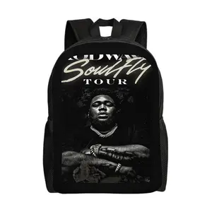 Rod-Wave-Backpacks for Girls, Cute School Backpack, Aesthetic Bookbag for Teens, Lightweight Classic Backpack for Travel, Work, Picnic A-1