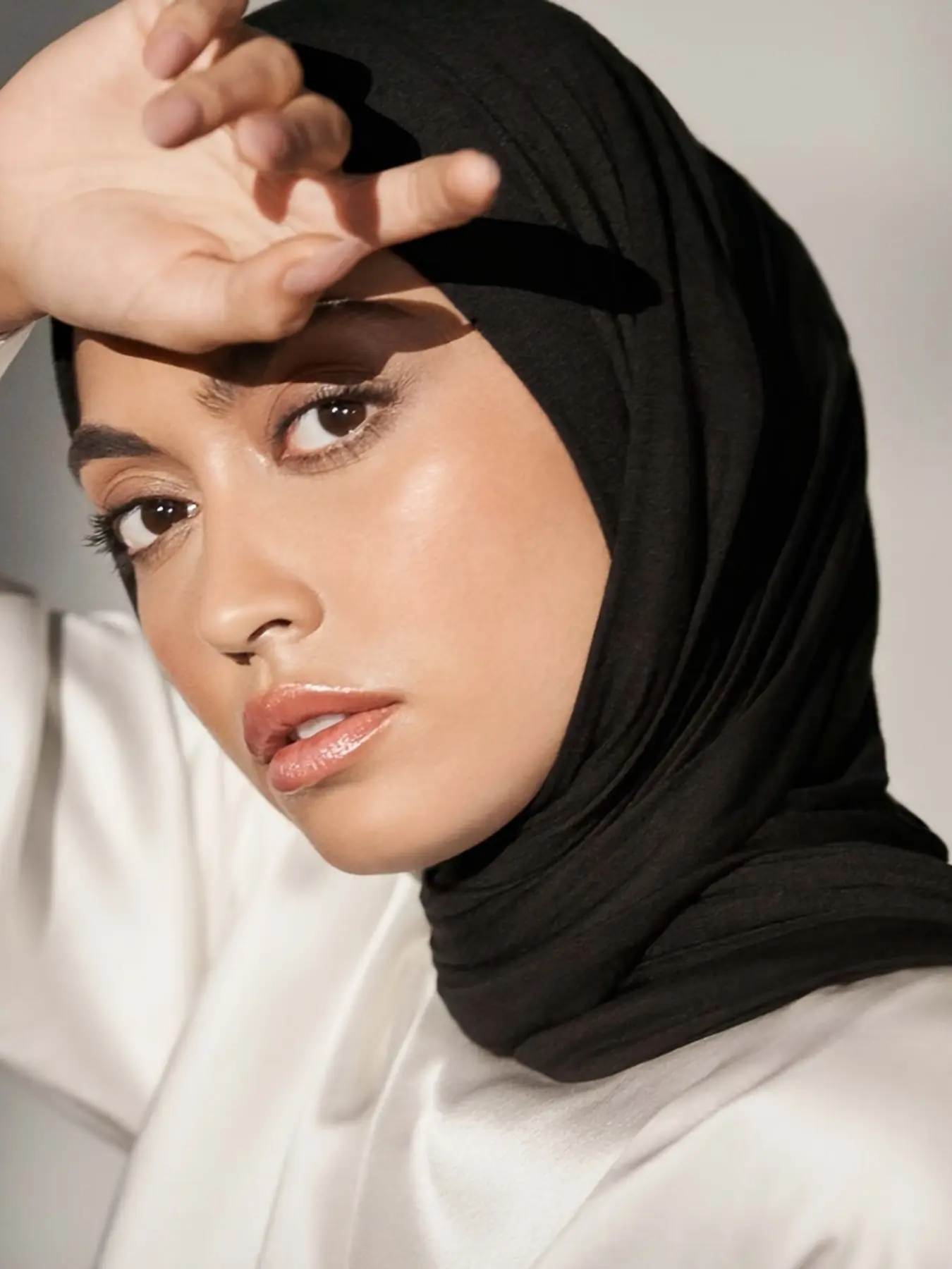 New Malaysia Plain Boho Headscarf Turban Hijab For Muslim, Soft Cotton Long Scarf, Fitted Sweat Absorbent Fabric, All Season Wearable Accessory