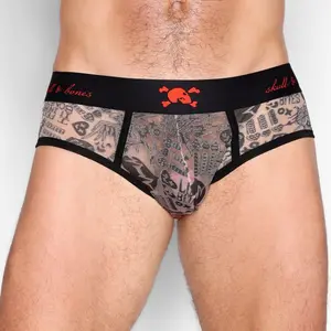 Love Bites Burnout Black Ombre Brief