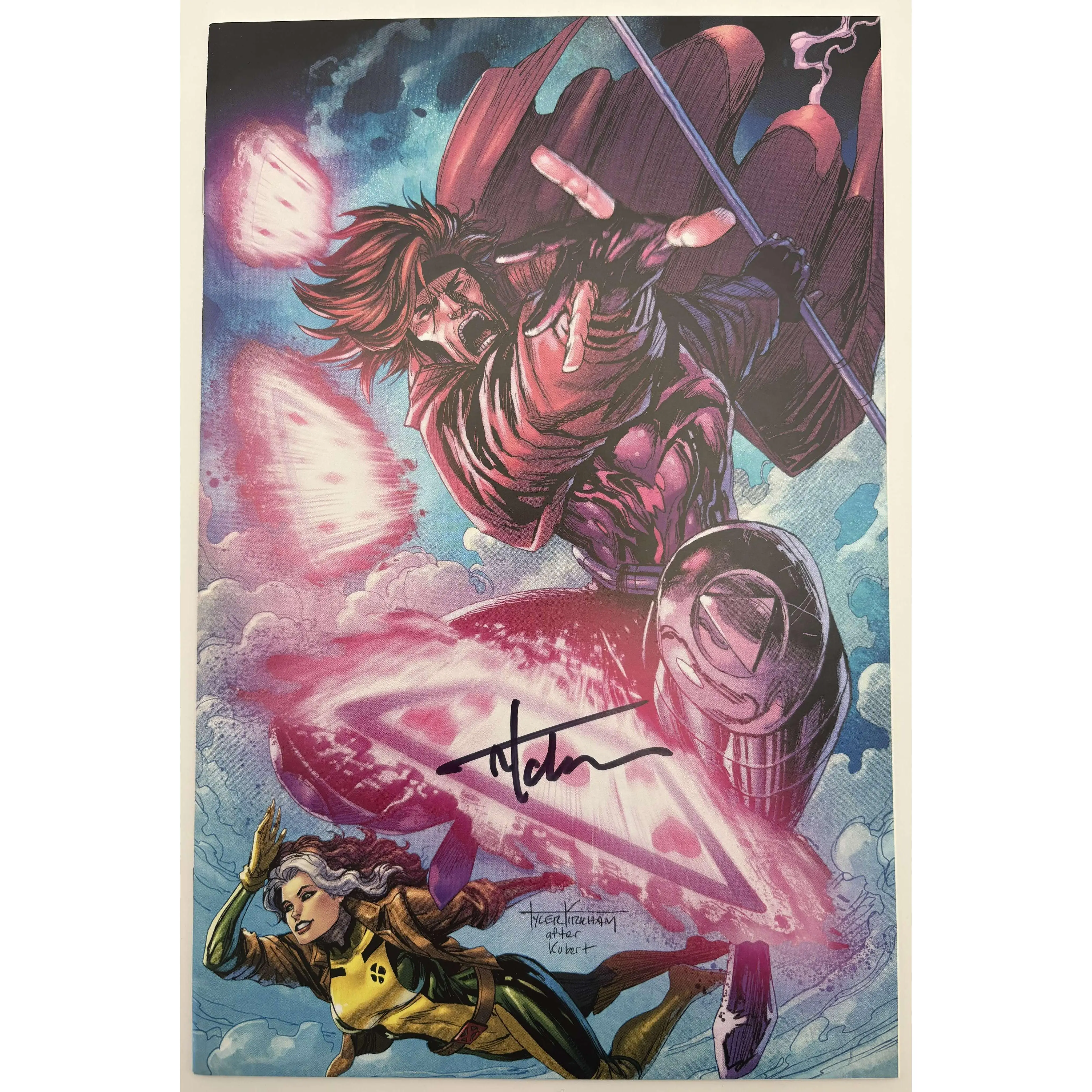 Signed by Tyler Kirkham - UNCANNY X-MEN #266 Facsimile Edition Comic Book, Unknown Comics Virgin Variant, Chris Claremont Story, Shadow King Arc, Gambit & Rogue Appearance [IN STOCK]