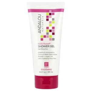 Andalou Naturals 1000 Roses®, Soothing Shower Gel, 8.5 fl oz (251 ml)