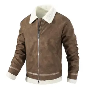 Men's Thickened Fleece Lined Jacket for Autumn and Winter - Windproof and Warm, Suitable for Daily Work, Outdoor Recreation, and Skiing