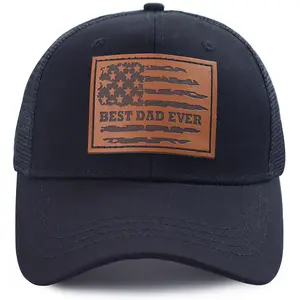 Best Dad Ever Gifts for Men, American Flag Daddy Trucker Hat, Unique Father's Day Baseball Cap, Christmas Birthday Gifts for Papa Grandpa Husband