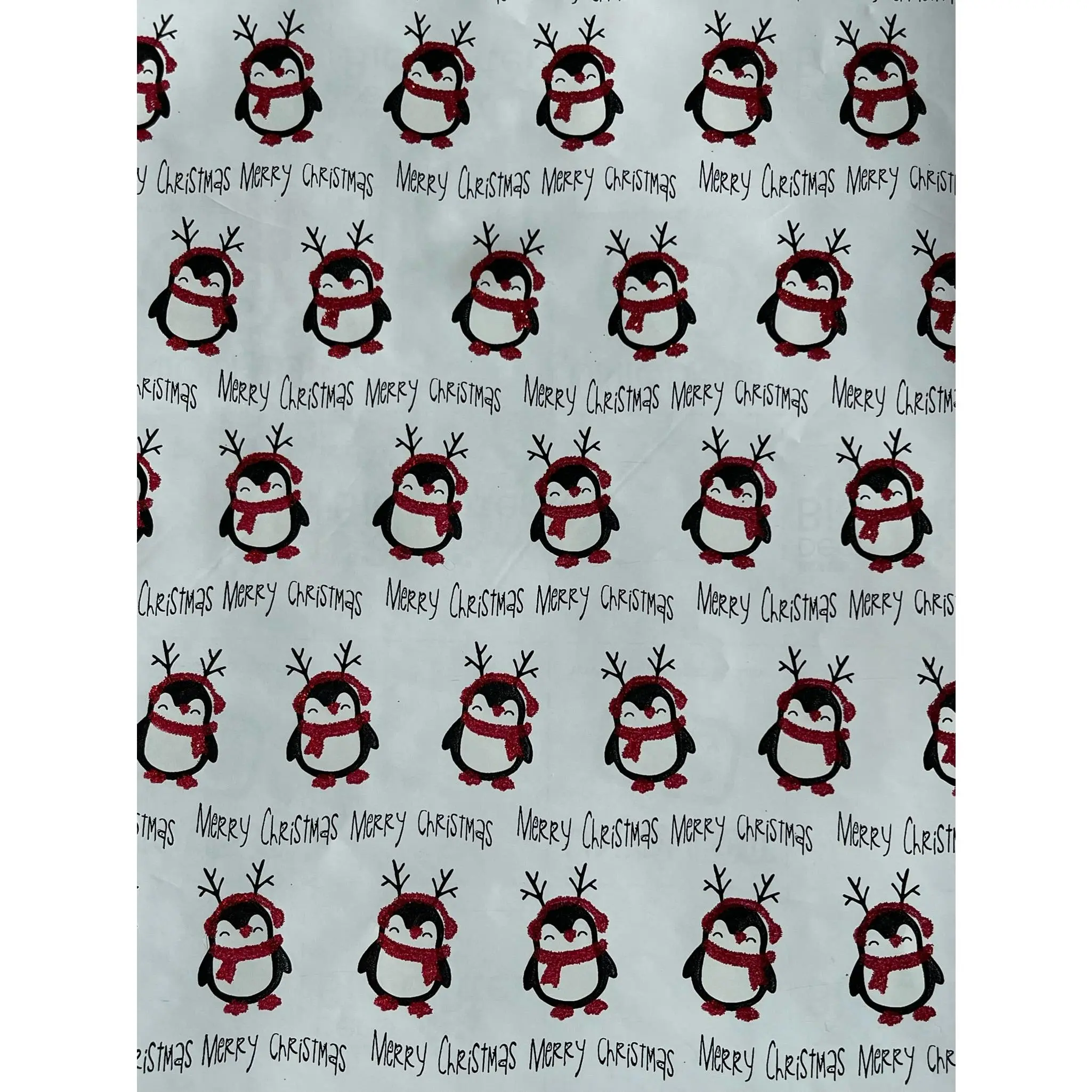 Holiday Penguins Wrapping Paper