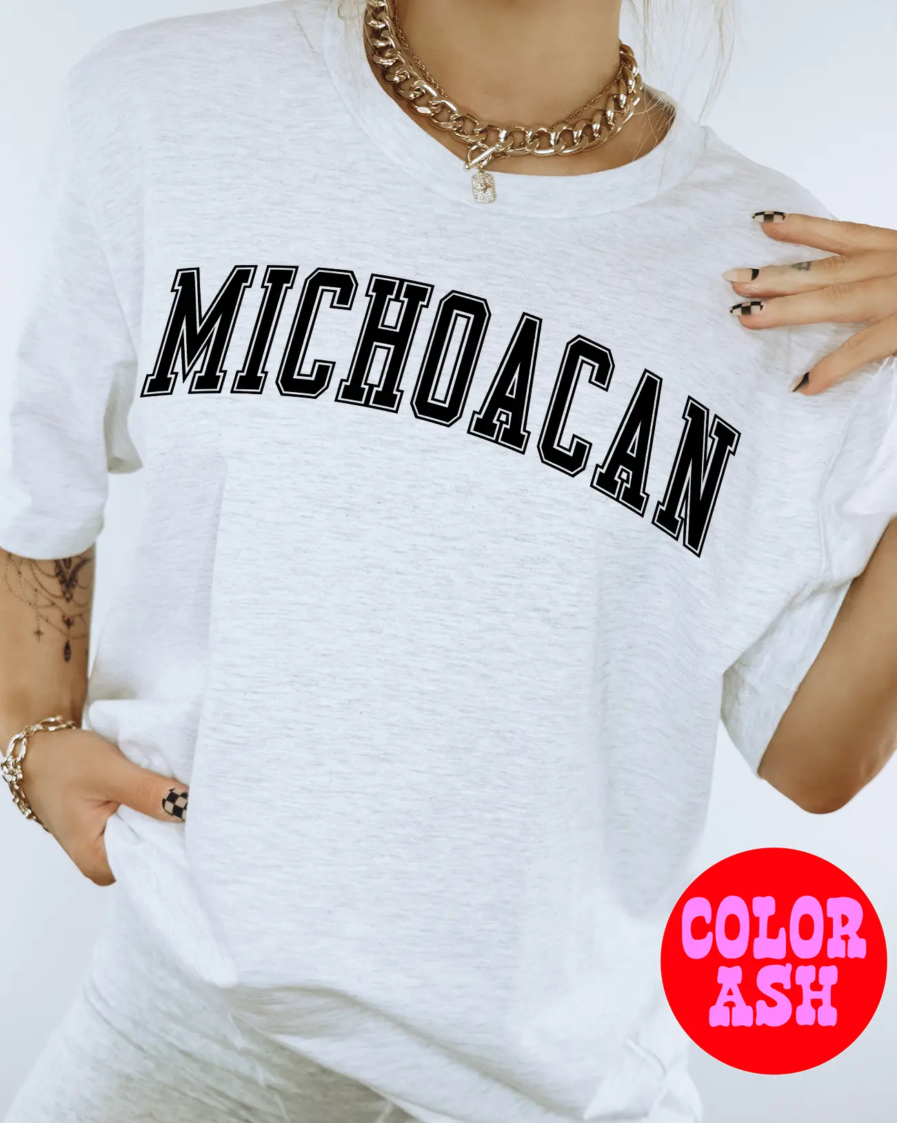 Michoacan Shirt Gifts Tshirt Crew Neck Tee Top Crewneck Short Sleeve T-Shirt Unisex
