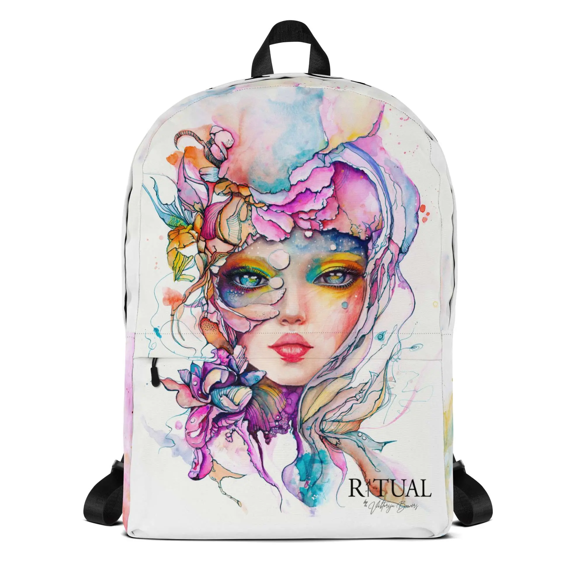 Backpack with Front Zip Pocket