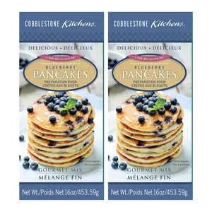 Blueberry Pancake Mix | 16 oz | Pack of 2 | Cobblestone Kitchen