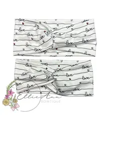Valentines DBP twist headbands