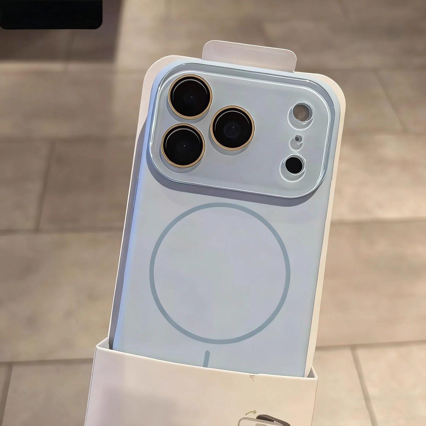 New Apple iPhone 17 Pro Max Case Liquid Silicone Full Coverage, Magnetic Charging Compatible, Soft Protective Phone Cover, Shockproof Phone Cover