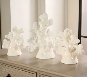3-Piece Illuminated Porcelain Coral by Valerie
