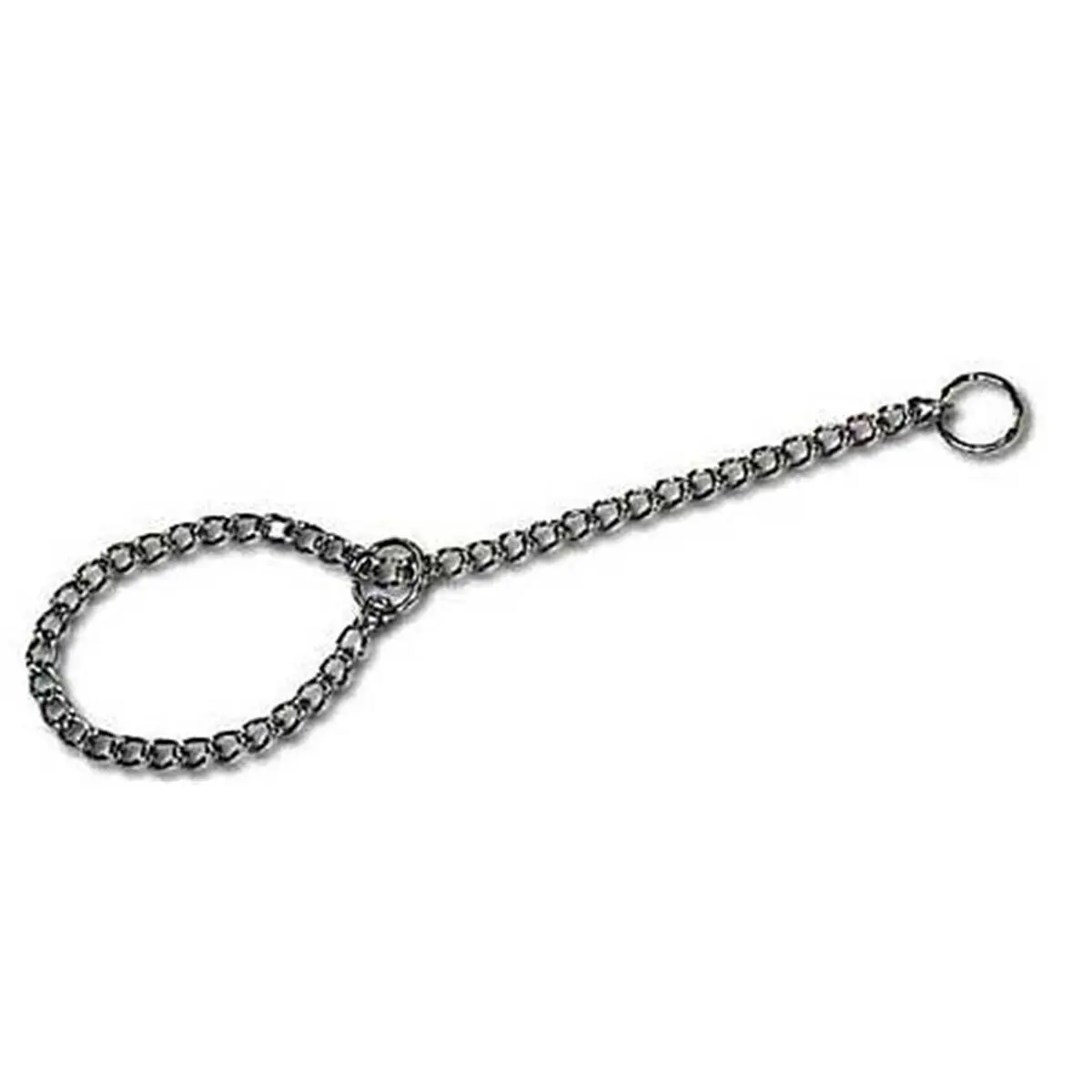 212 MAIN Chrome-Plated Dog Fine Choke Chain - 1.6 mm x 10 in, Chrome Solid Links Coated Metal Quality Pet Neck Accessory