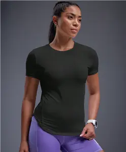 Breathable Softness Sports Tee Compression Shirt Gym Women Shirts
