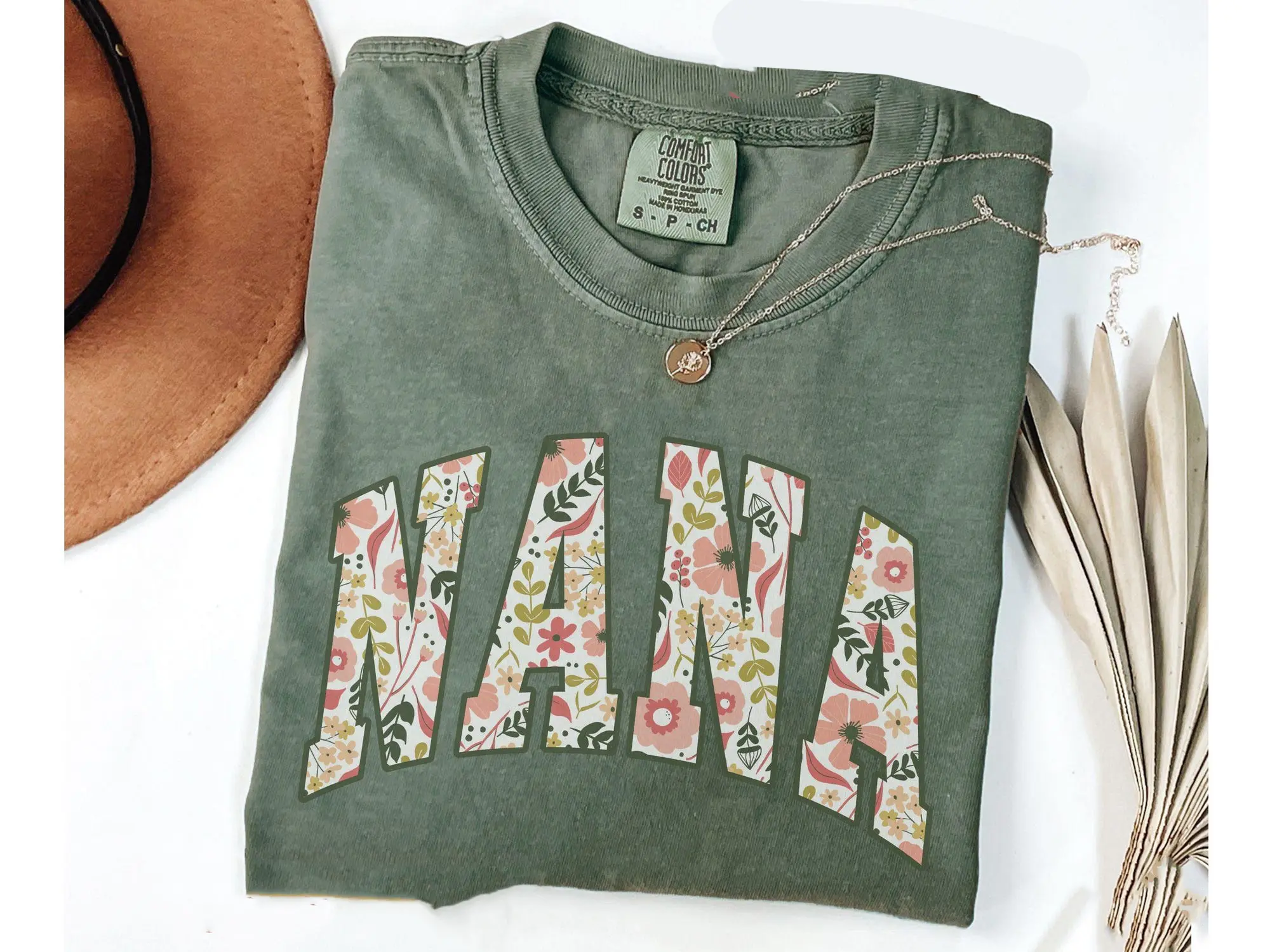 Nana Tshirt, Floral Nana Shirt Comfort Colors, Mothers Day Gift For Grandma T-Shirt, Blessed Nana Gift, Cool Nana Shirt, Cute Nana Shirt