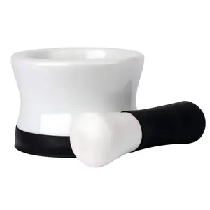 HealthSmart KTHERBC Porcelain Mortar & Pestle Grinding