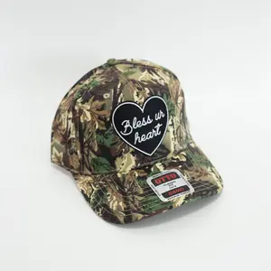 Coastal Cowgirl Bless Your Heart Patch Camo Trucker Hat