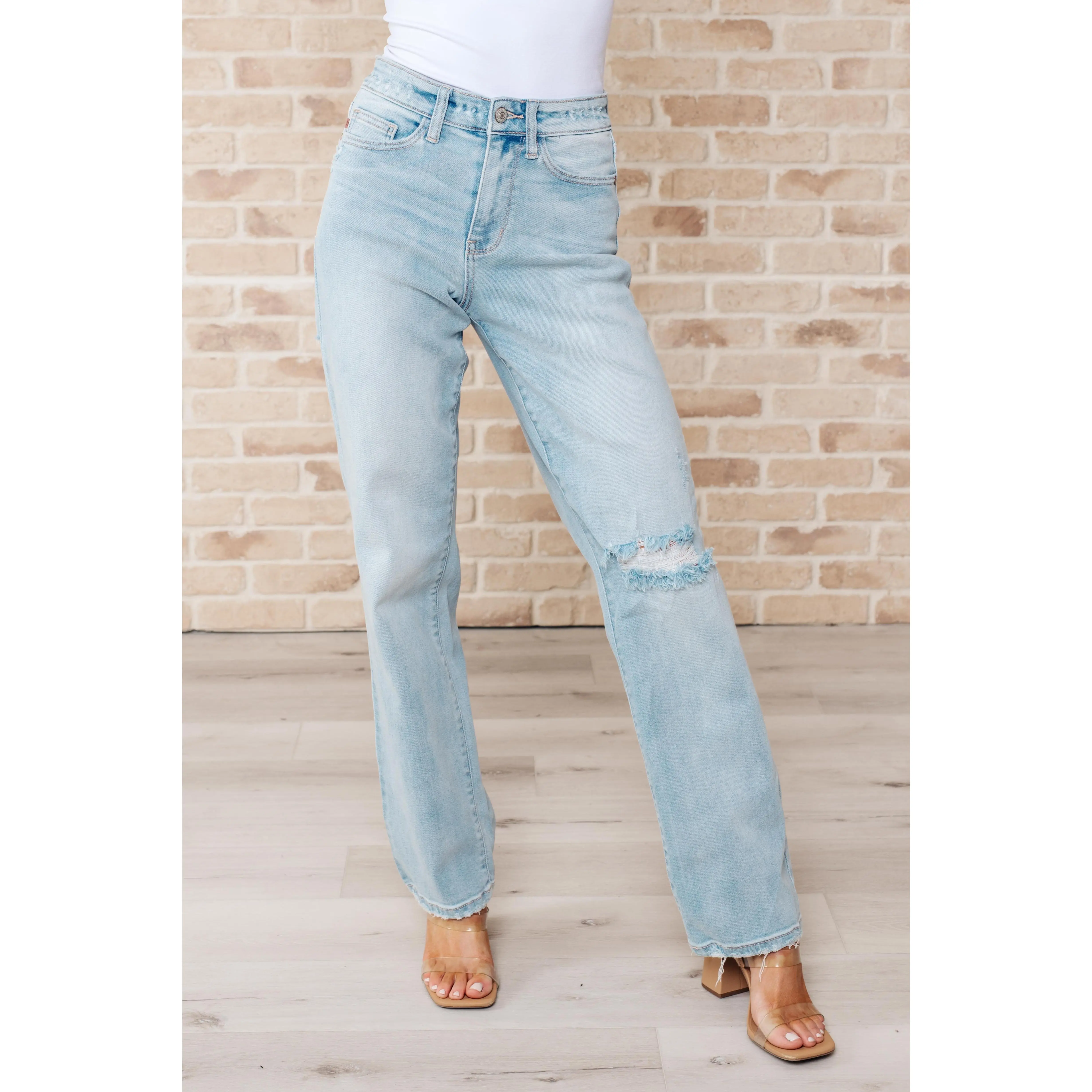 Parker High Rise 90's Straight Jeans