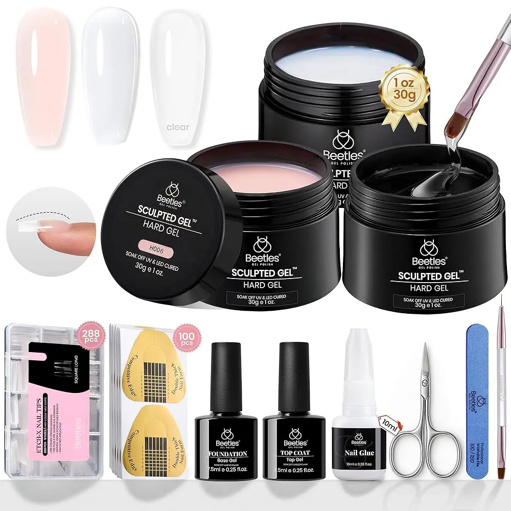 30g*3 Clear+White+Nude Sculpture Gel Kit