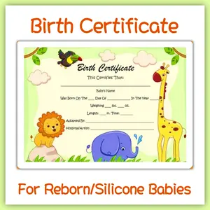 Blank Or Typed Printed Birth Certificate