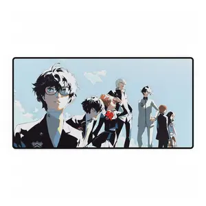 Joker and Persona Protagonists Mousepad - Yu, Makoto, Joker and More , Anime Mouse Pad, Desk Mat, PC Accessories.