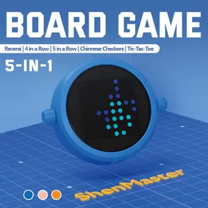 Super Electronic Gomoku Tic-Tac-Toe Flip Board AI Multi-Functional Educational Toy