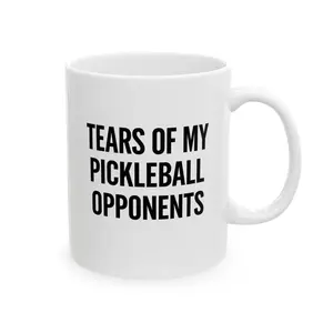 Funny Office Mug, Office Humor, Tears Of My Pickleball Opponents, Funny Mug, Teacher Mug, Coffee Mug, Tea Mug, Gift, Perfect For Work, Accountant, Aesthetic, Mom