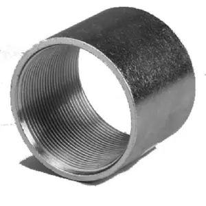 212 MAIN 64020 2-in. Galvanized Rigid Conduit Coupling, Threaded Conduit Joiner for Sailing Water Sports, Ul Listed