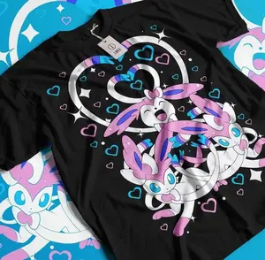 Sylveon tee! Perfect for a Gift, Present, Holiday, Birthday! Japanese Anime LU1