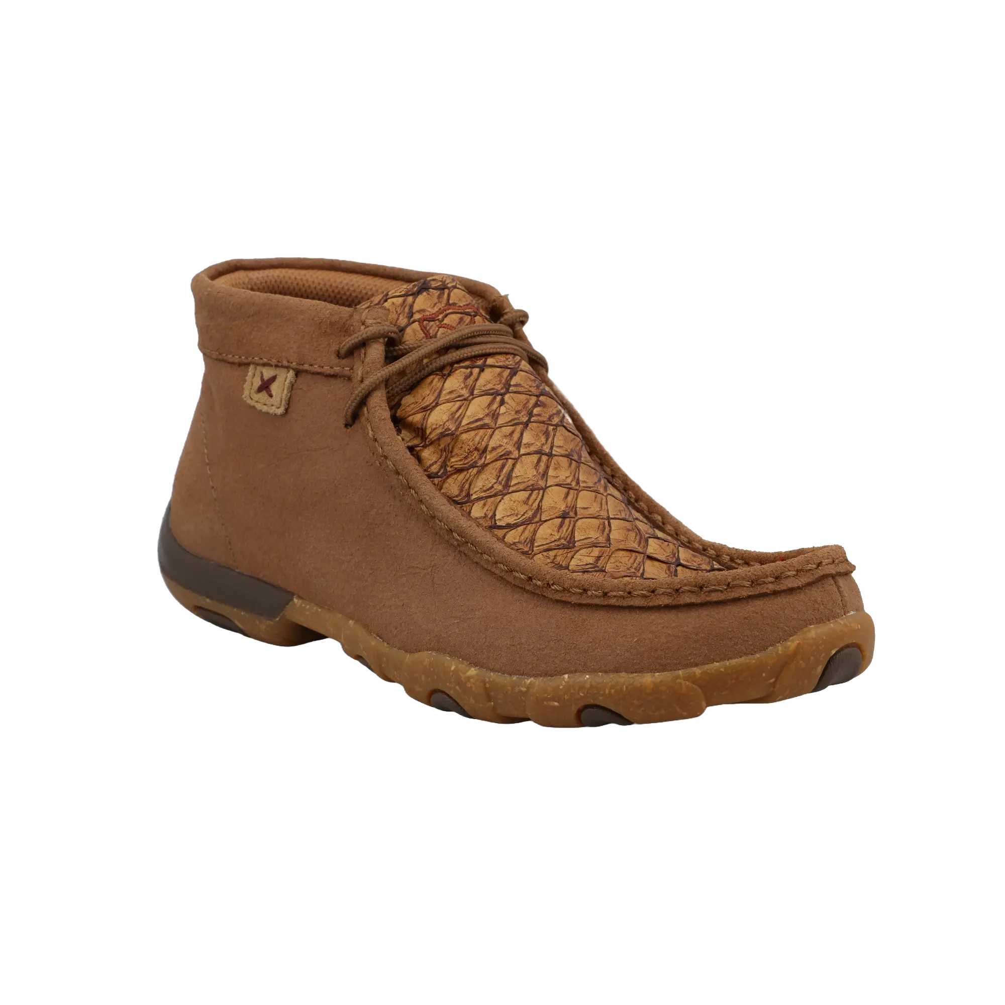 Twisted X Ladies Chukka Driving Moc Tan & Toasted Coconut Shoes WDM0160