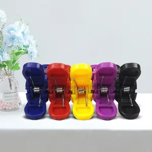 (gift) Hairdressing Alligator Clips Hair Salon Dyeing and Perming Tools Hair Positioning Clips Colorful Plastic Duckbill Clips Styling Tools