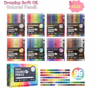 Languo 96pcs Color Pencil Set, 3.0mm Soft Oil Core, Vibrant Colors, Ideal for Drawing, Sketching, Writing, DIY, Art Supplies