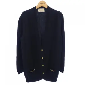 Pre-owned GUCCI Cashmere Small Leather Goods Cardigan