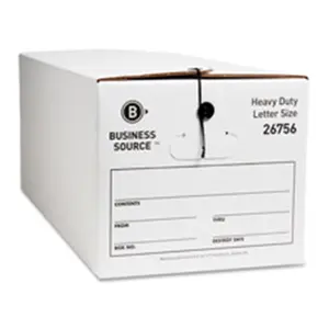212 MAIN Corrugated Stackable Recycled Medium-Duty Letter Storage Box with Secure Closure, 12-Count, White-Black, Automotive & Motorcycle Accessory Case