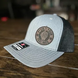 F Your Feelings Leather Patch Hat