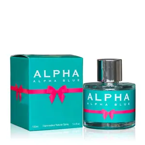 Alpha Blue for Women by Secret Plus- 3.4 Fl Oz Oz Eau De Parfum Spray - Long Lasting Fruity & Floral Fragrance Smell Fresh & Feminine All Day Gift for Women for All Occasions