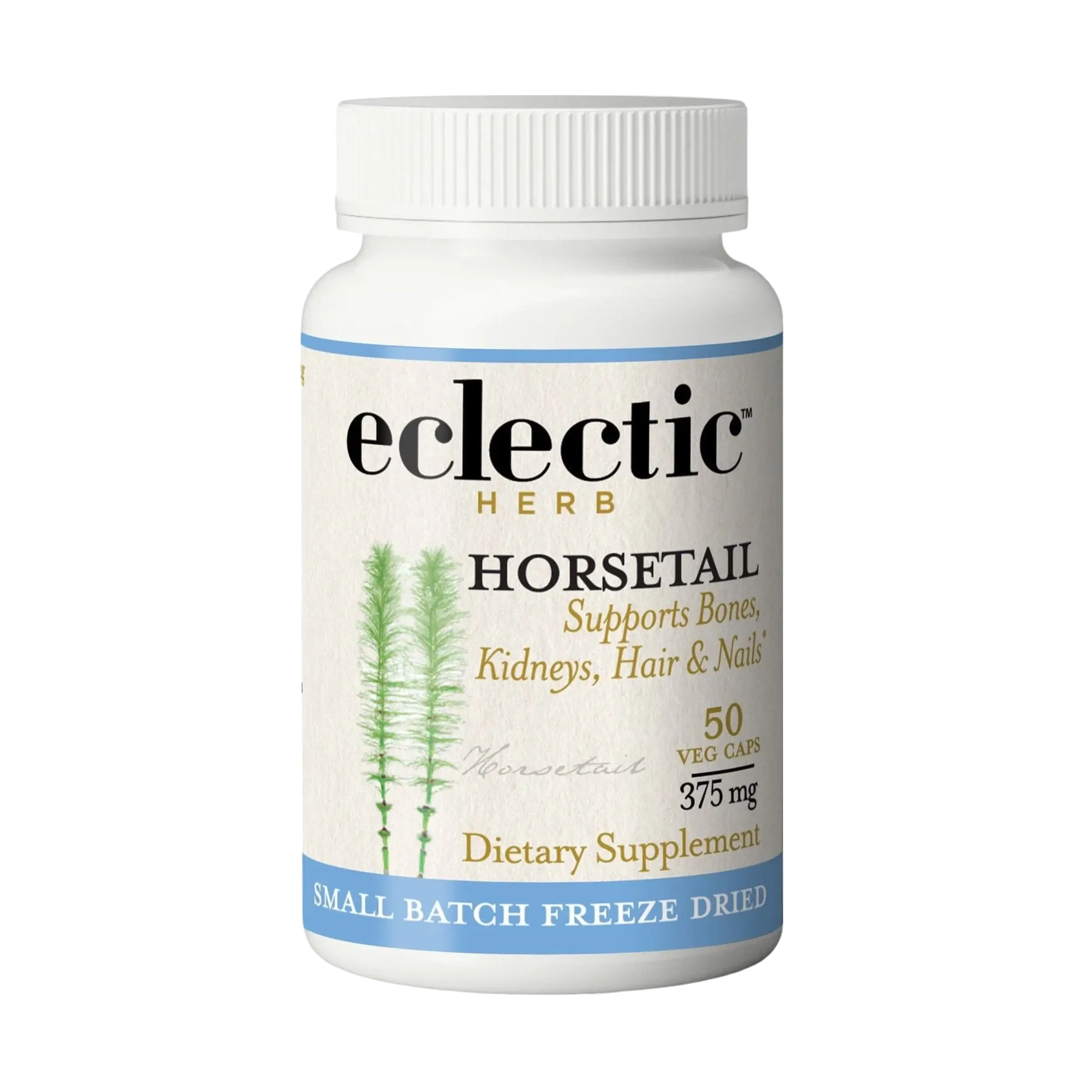 Eclectic Herb - Horsetail Capsules | Mineral + Nutritional Support | Herbal Supplement for Hair, Skin, + Nails | Vegan, Non-GMO, Gluten Free, Freeze-Dried