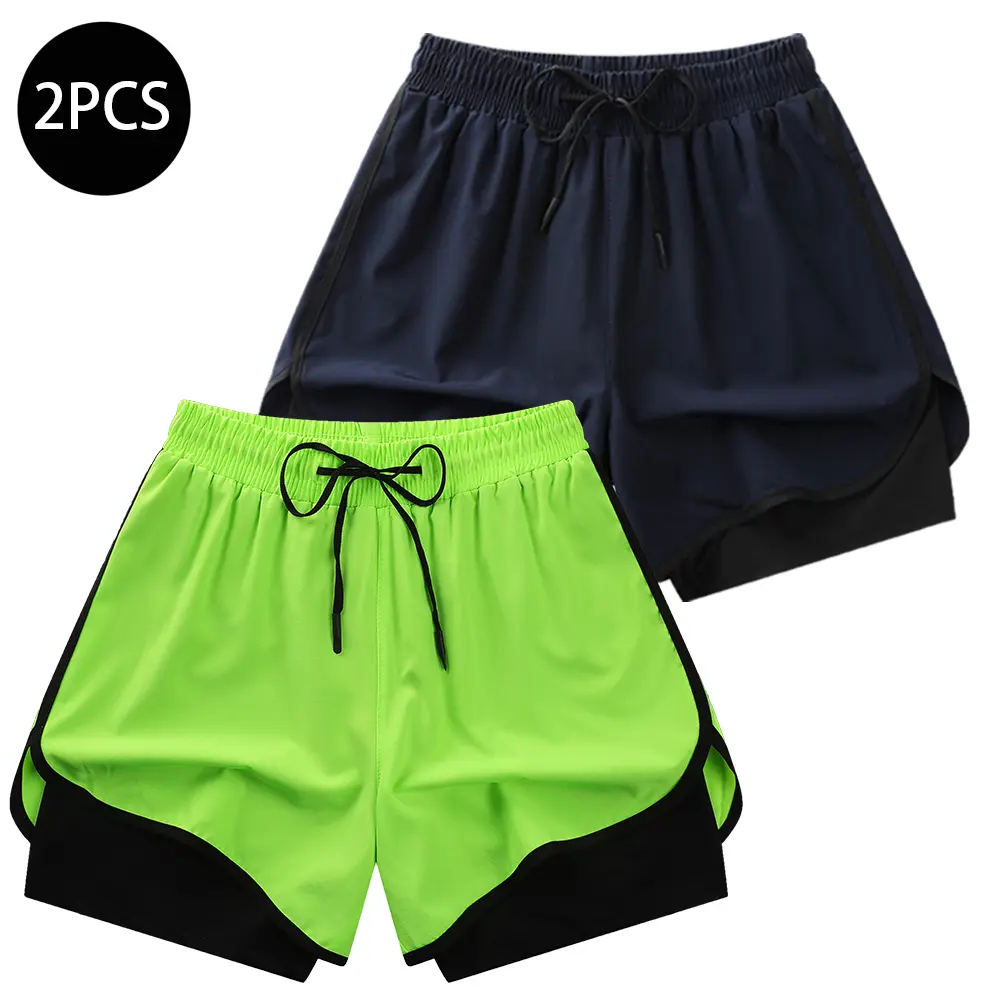 Navy Blue + Fluorescent Green