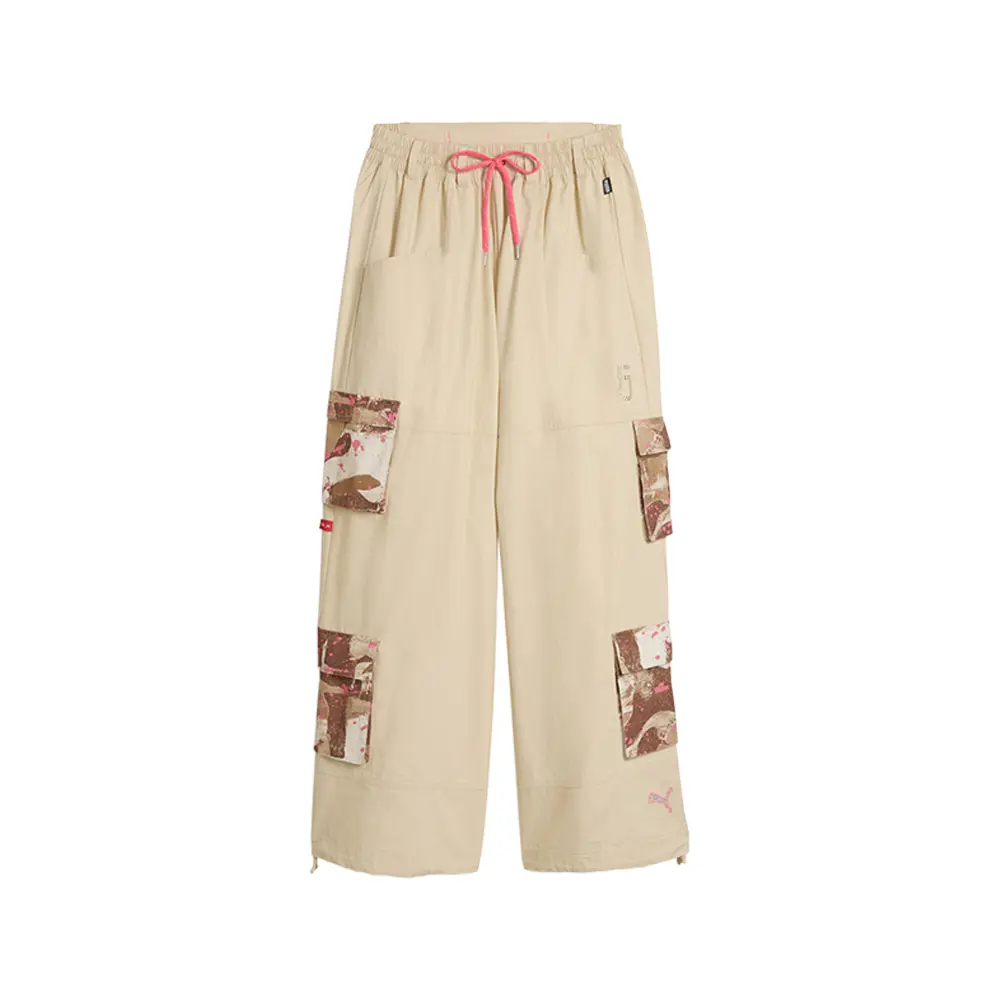 PUMA Womens Flau'jae Cargo Pants Casual - Beige