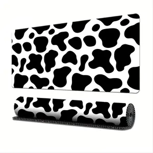 Cow Print Mouse Pad, 1 Count Large Extended Gaming Mouse Pad, Keyboard Mouse Mat, Desk Pad for Computer PC Laptop, Home Office Decor Accessories