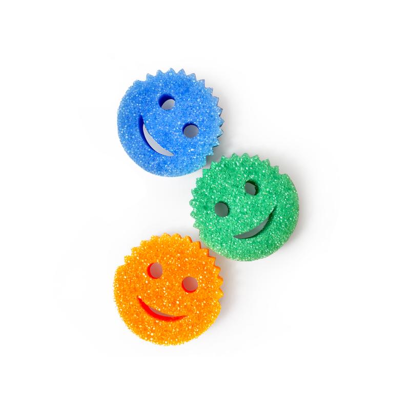 Scrub Daddy Color Scrubber Sponges  (3ct) Multicolor