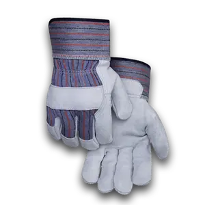 Safety Cuff Leather Work Glove 1300 (3 Pack)