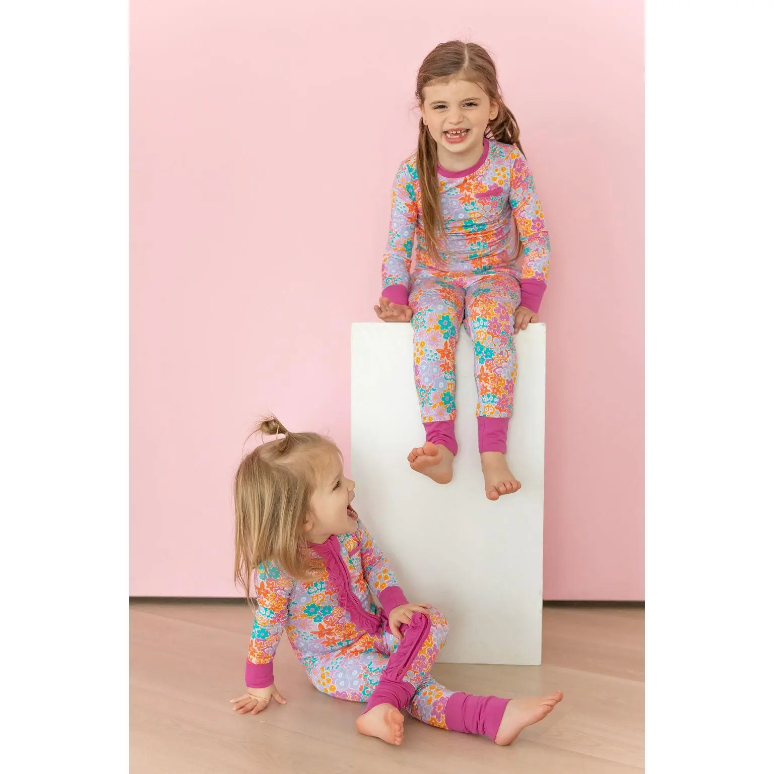 Bamboo Two Piece Pajama Set | Floral Maxi Bloom