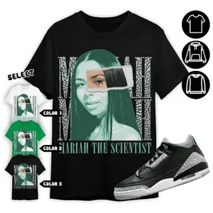 Jordan 3 Green Glow Unisex Shirt, Mariahs Thes Scientist Shirt To Match Sneaker Color Irish Green