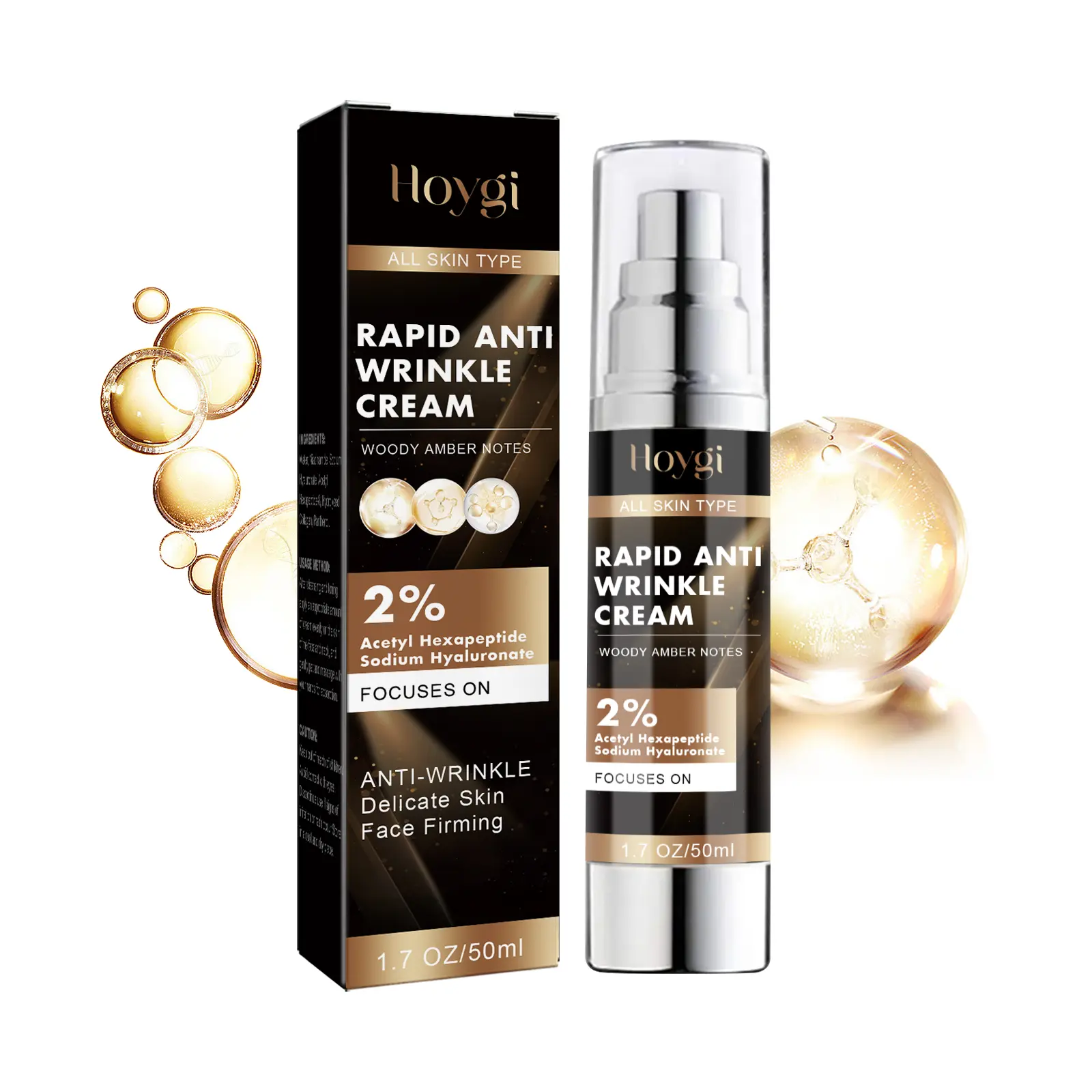 Hoygi Anti-Aging Cream Fade Facial Fine Lines Moisturizing and Nourishing Brightening and Firming Skin Anti-Wrinkle Face Cream