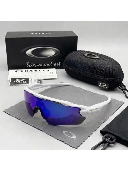 Oakley Wraparound PRIZM Sunglasses - Unisex Sport Shield Eyewear for Cycling, Running, Hiking