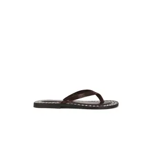 Jeffrey Campbell Katrina Strap Sandal in Brown & Silver