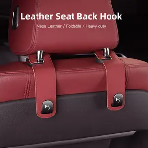 1Pcs/2Pcs Universal Car Alloy Seat Hook  Rear Seat Headrest Hook Storage Hanger Hanging Hooks Car Interior Accessories For DS SPIRIT DS3 DS4 DS4S DS5 5LS DS6 DS7 DS9 WILD RUBIS E-Tense DIVINEDS