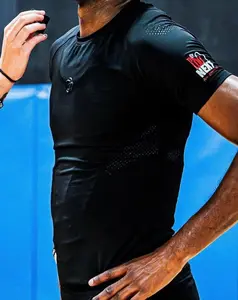 Reset Runs Limited Edition Player Compression Shirt - Breathable Design, Only 20 Made, Black Colorway