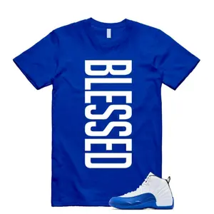 12 Blueberry Game Royal Blue White Black T Shirt Match VERTBLS, 12 Blueberry Outfit, Graphic Tees, Womenswear Top T-Shirt