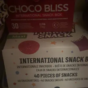 Eastanbul International Snack Box, 40 Pieces Full-Size Foreign Snack Box