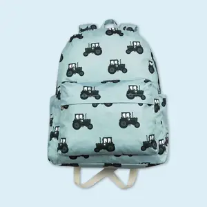 Toddle baby boy farm tractor backpack